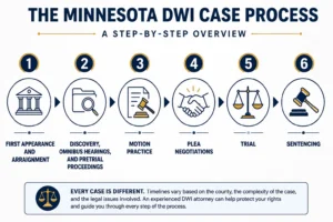 Minnesota DWI - The Complete Guide from Arrest to Resolution - Infographic